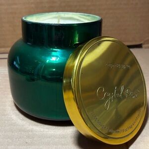 NEW Anthropologie Capri Blue Crystal Pine Scented Candle Christmas tree Pine